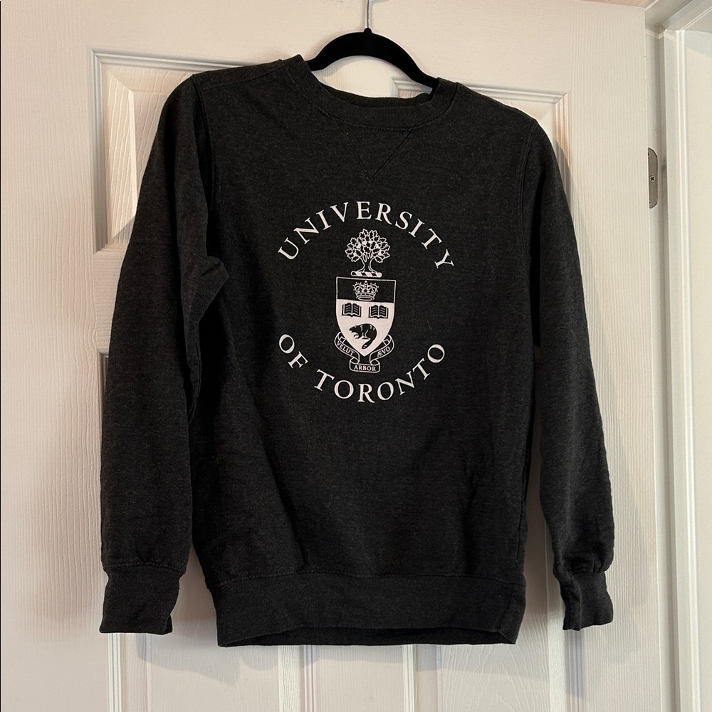 University of Toronto (UofT) Gray Crewneck Sweater